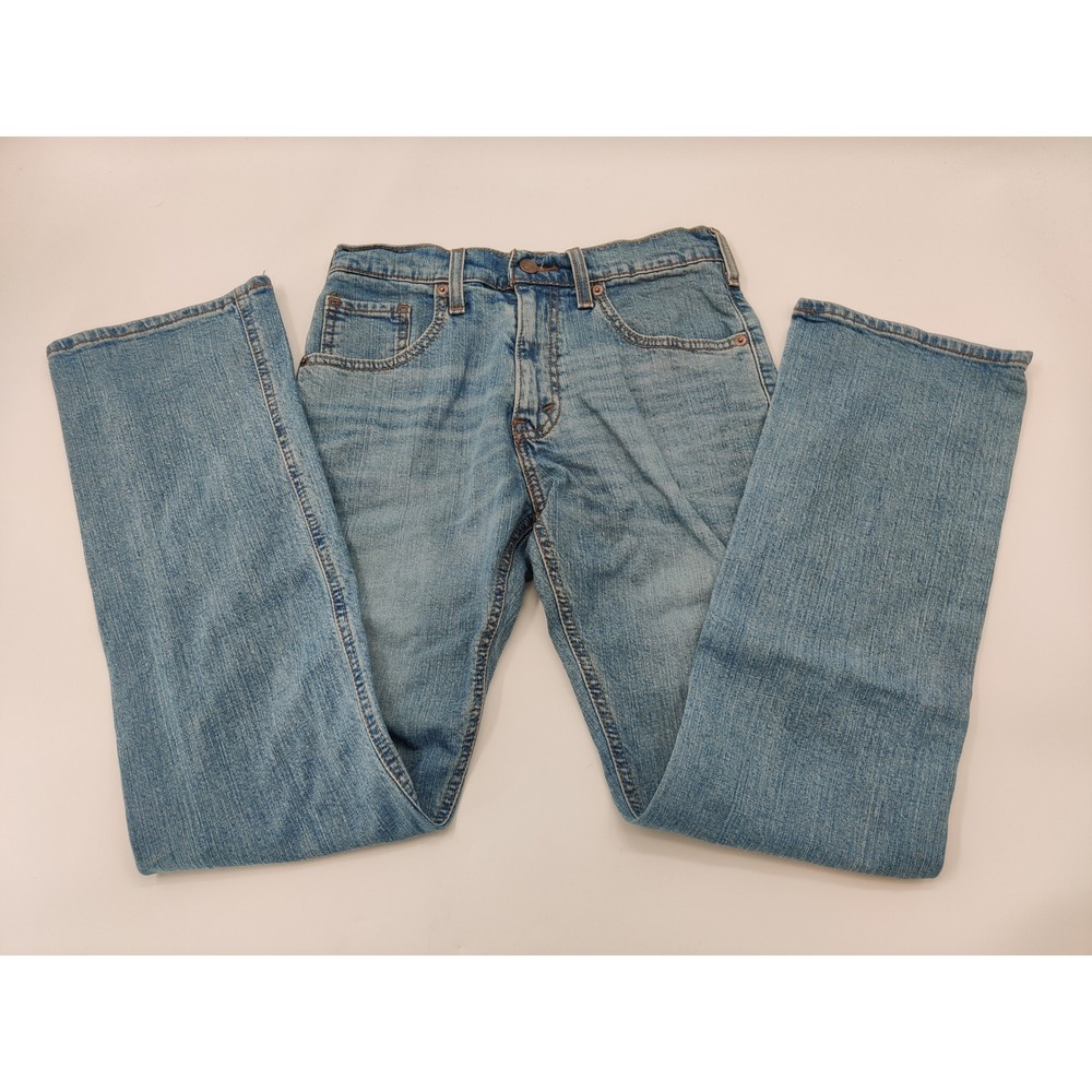 Levi Strauss Signature Mens Bootcut Jeans Medium Wash Blue W28 L30 91505-0061